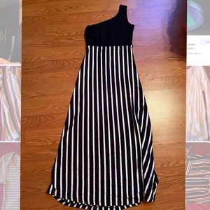 Womens One Shoulder Maxi Dress